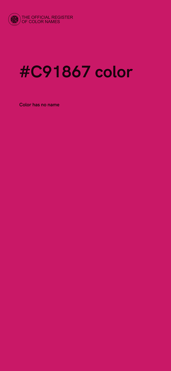 #C91867 color image