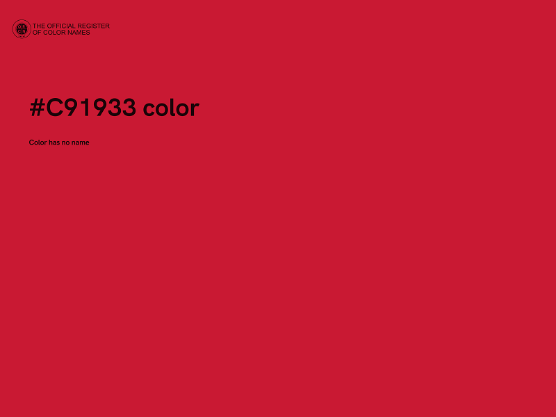 #C91933 color image