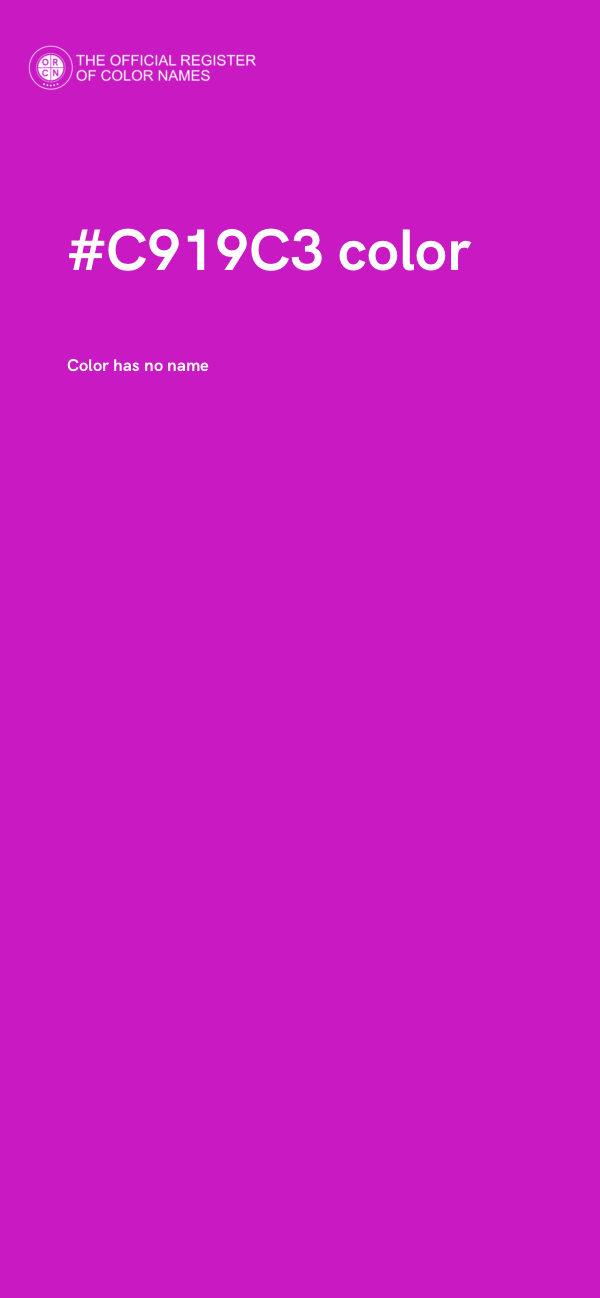 #C919C3 color image