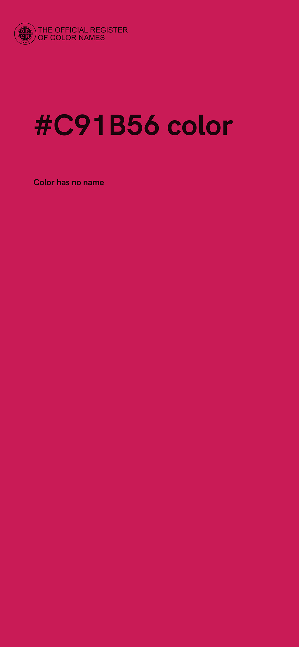 #C91B56 color image