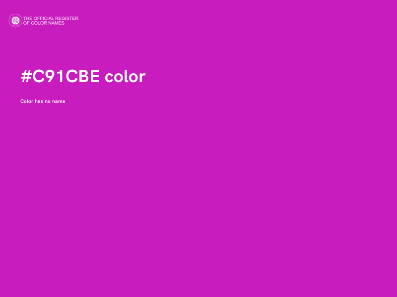 #C91CBE color image