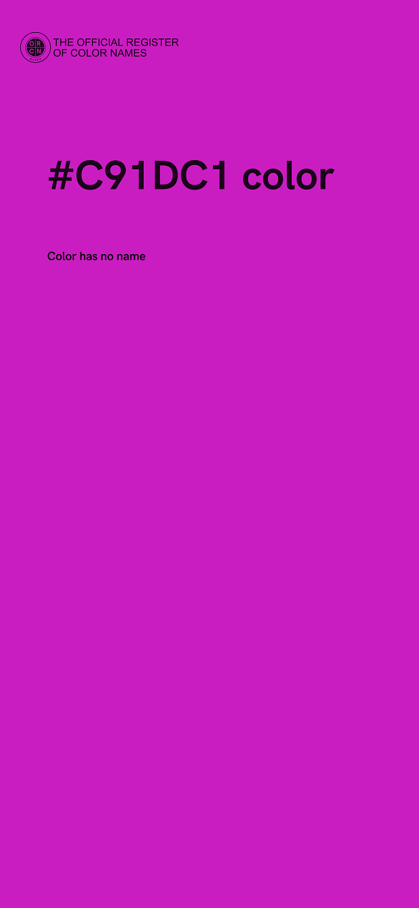 #C91DC1 color image