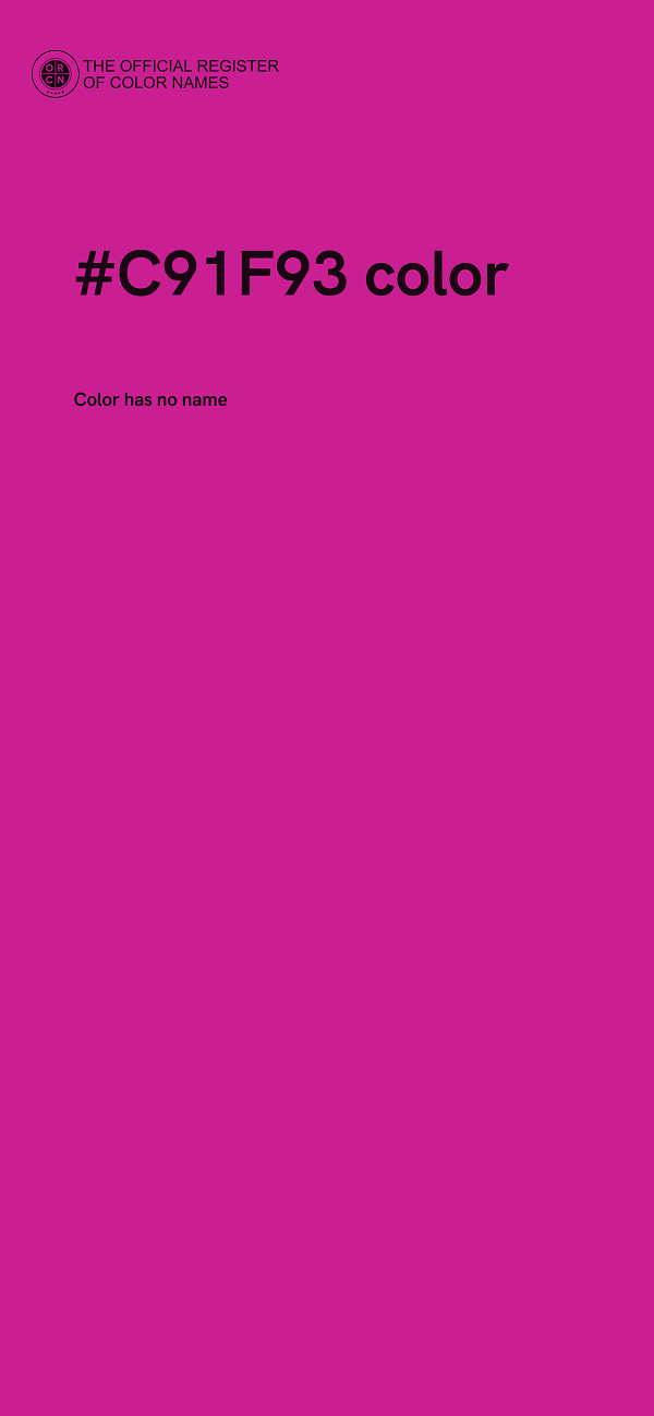 #C91F93 color image