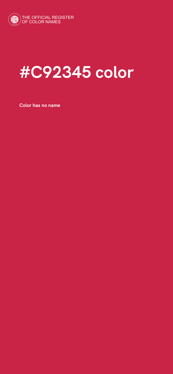 #C92345 color image