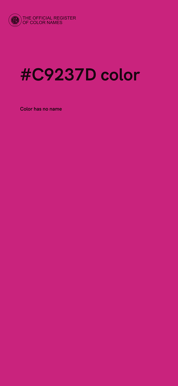 #C9237D color image