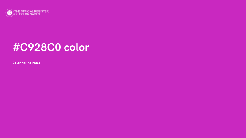 #C928C0 color image