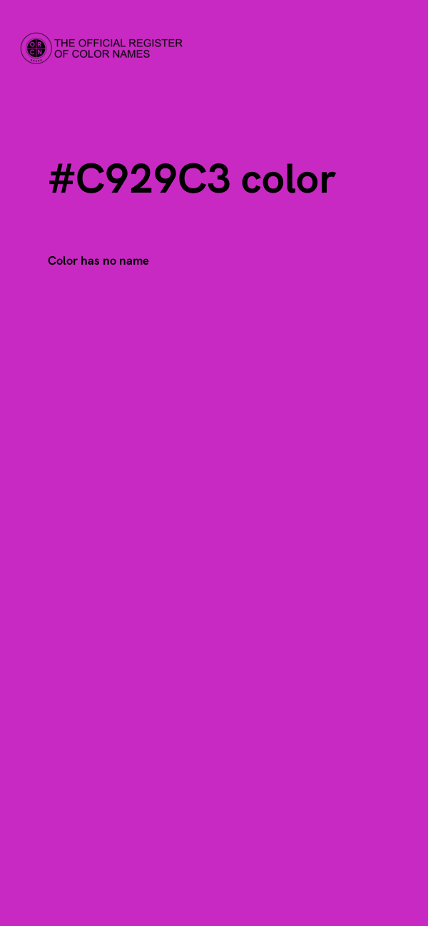 #C929C3 color image