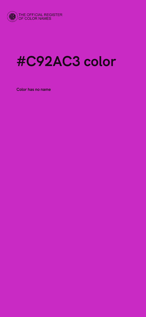 #C92AC3 color image
