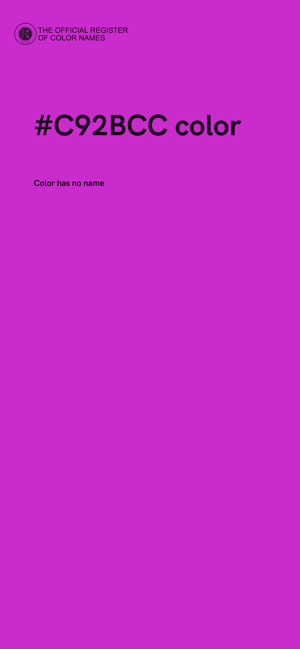 #C92BCC color image