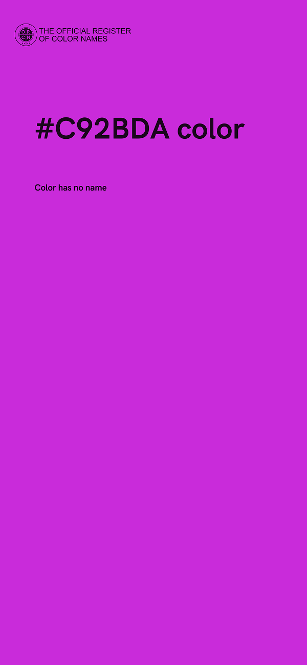#C92BDA color image