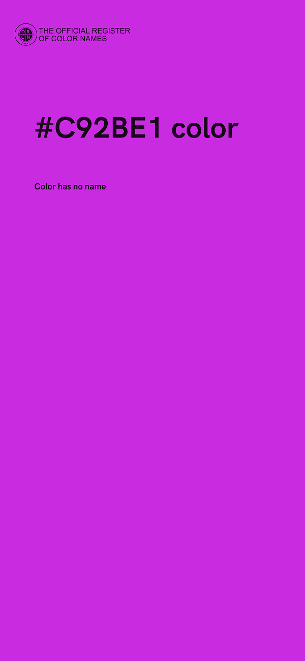 #C92BE1 color image