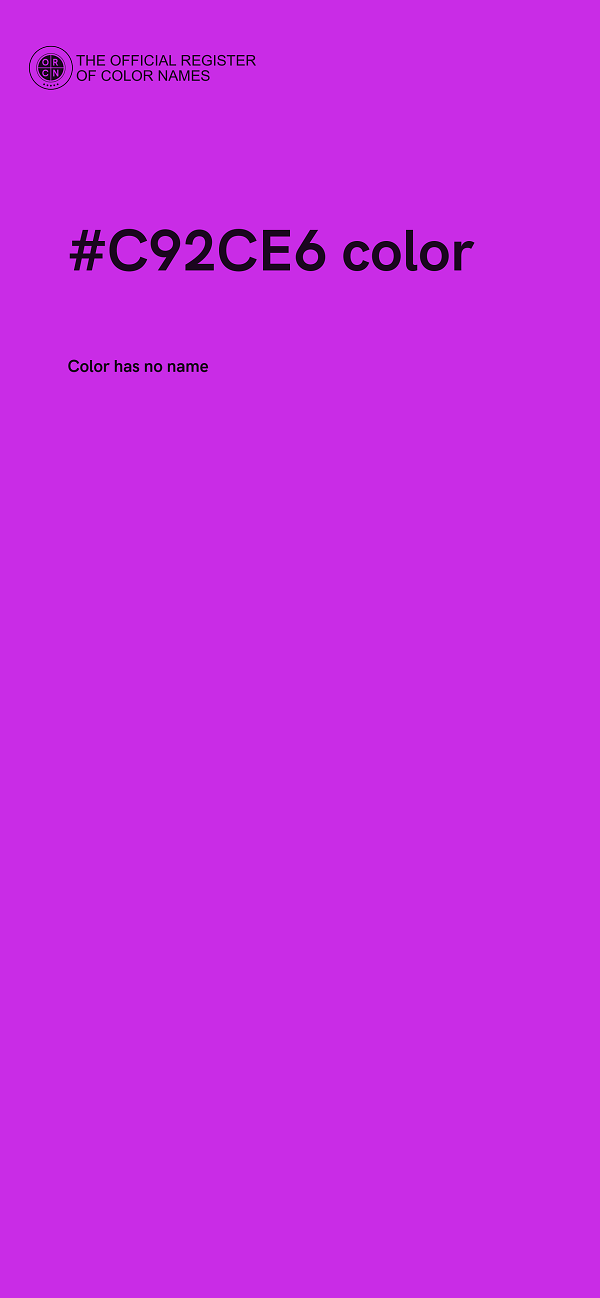 #C92CE6 color image