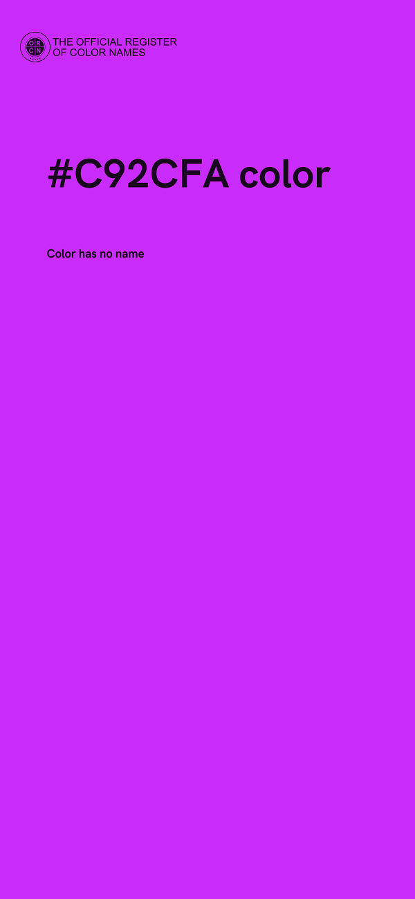 #C92CFA color image