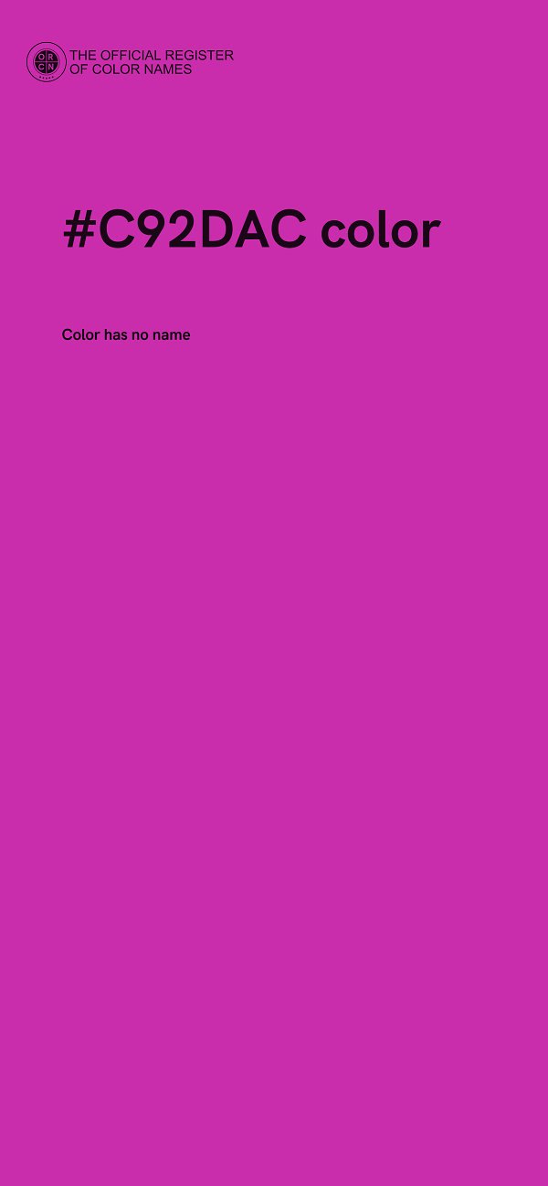#C92DAC color image