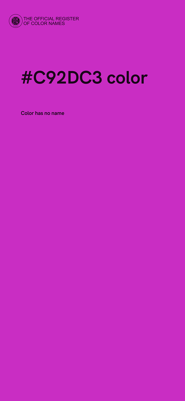 #C92DC3 color image
