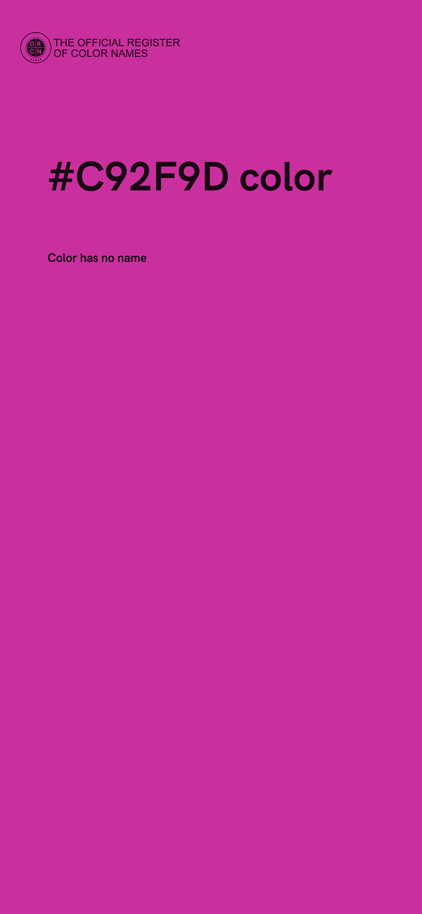 #C92F9D color image