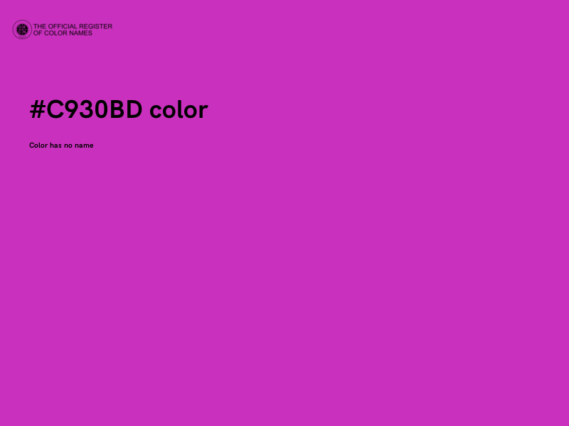 #C930BD color image