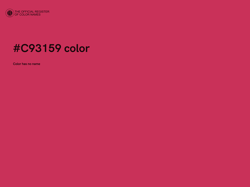 #C93159 color image