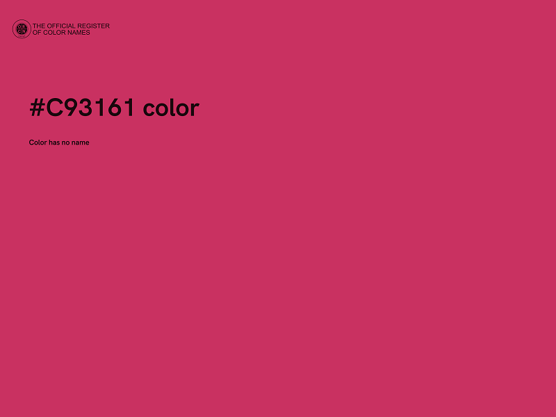 #C93161 color image