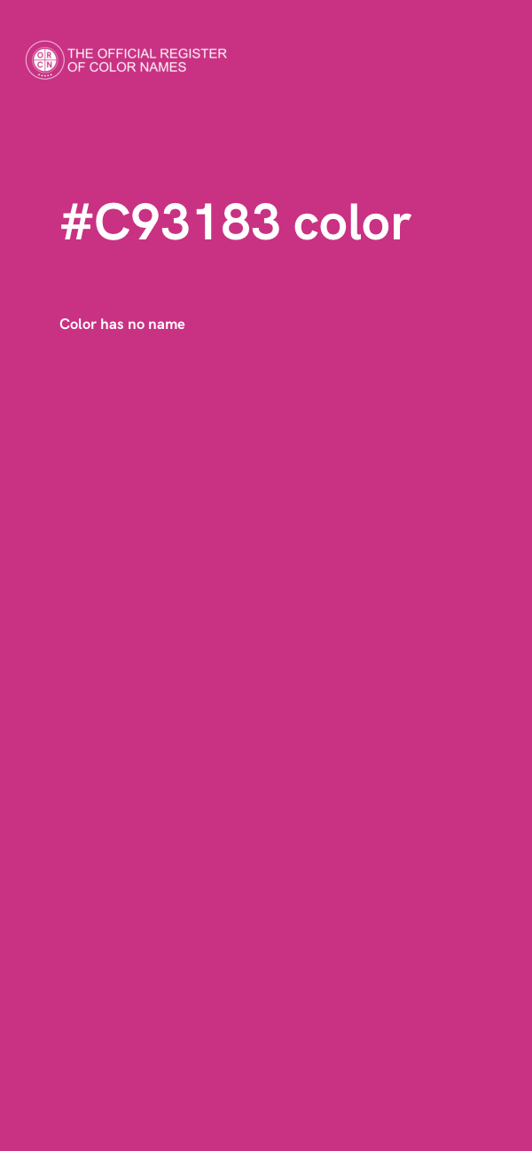 #C93183 color image