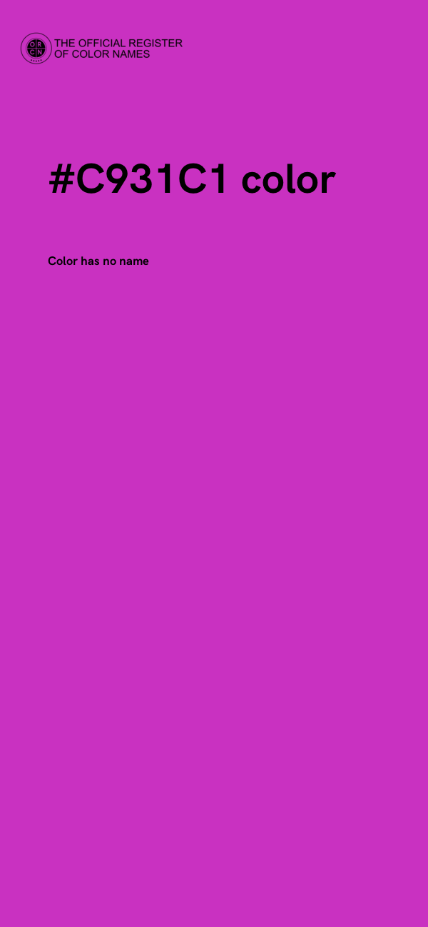 #C931C1 color image