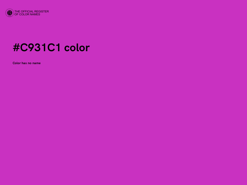 #C931C1 color image