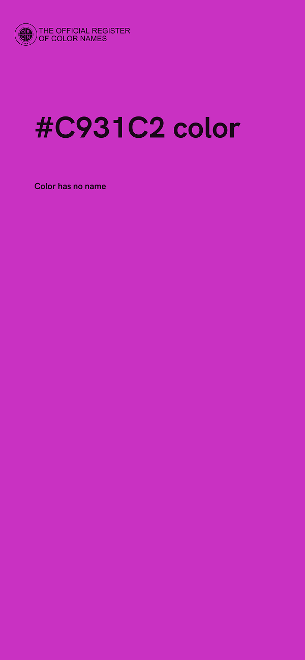 #C931C2 color image