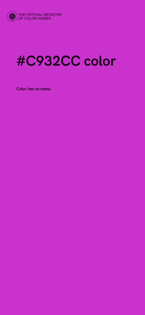 #C932CC color image