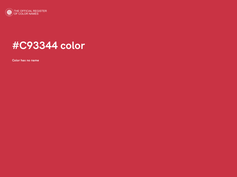 #C93344 color image