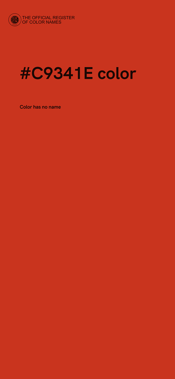 #C9341E color image