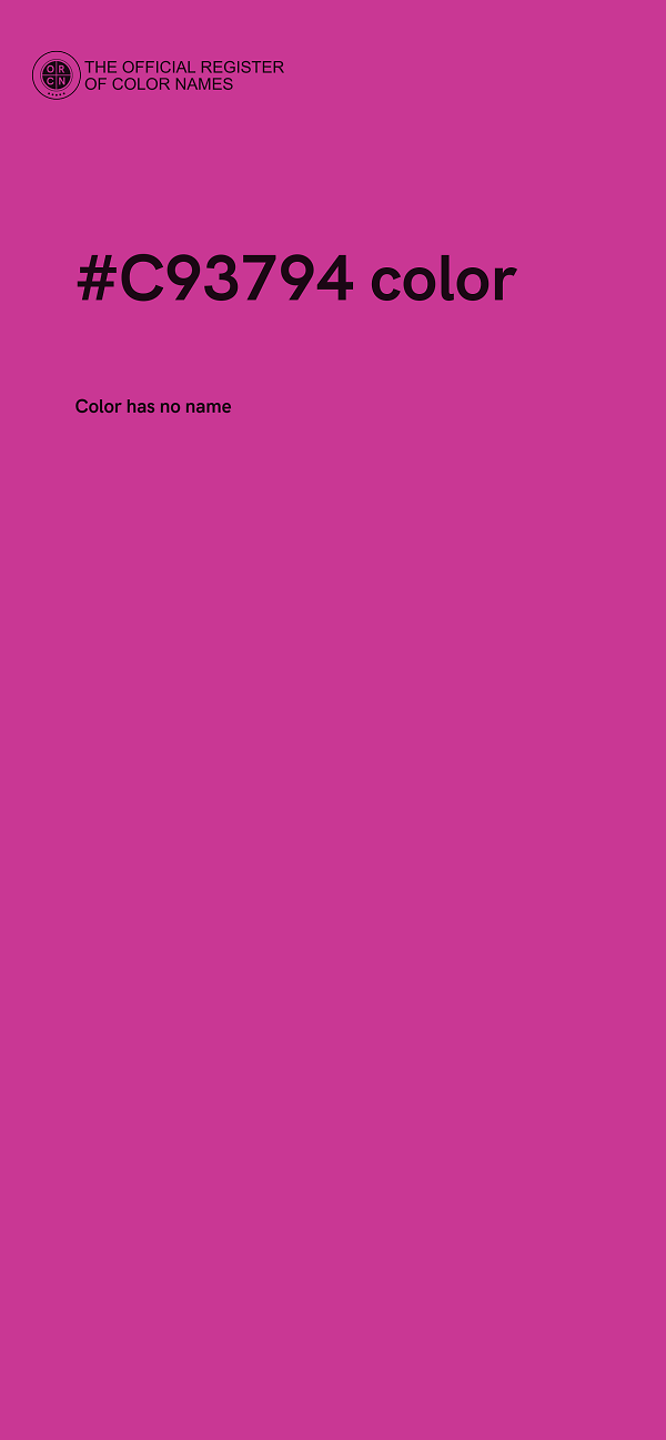 #C93794 color image