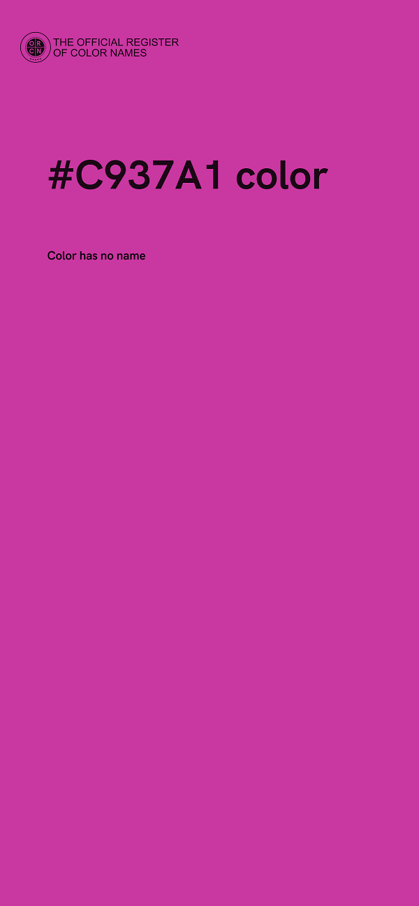 #C937A1 color image
