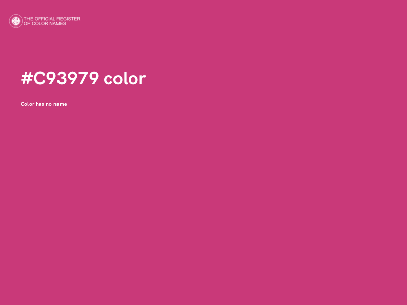 #C93979 color image