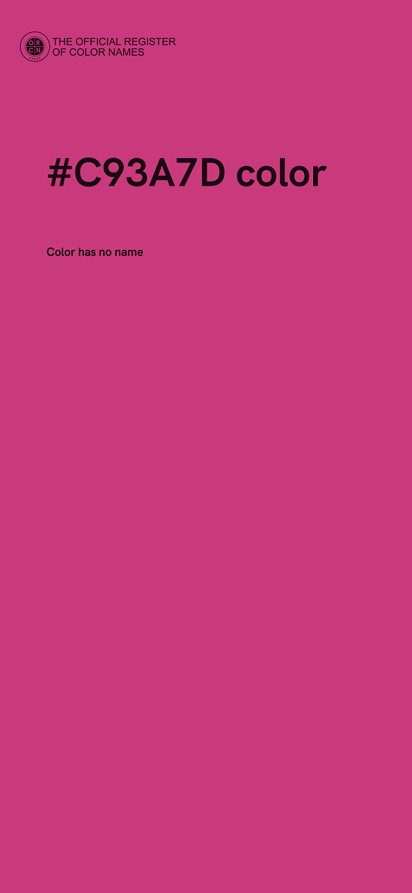 #C93A7D color image