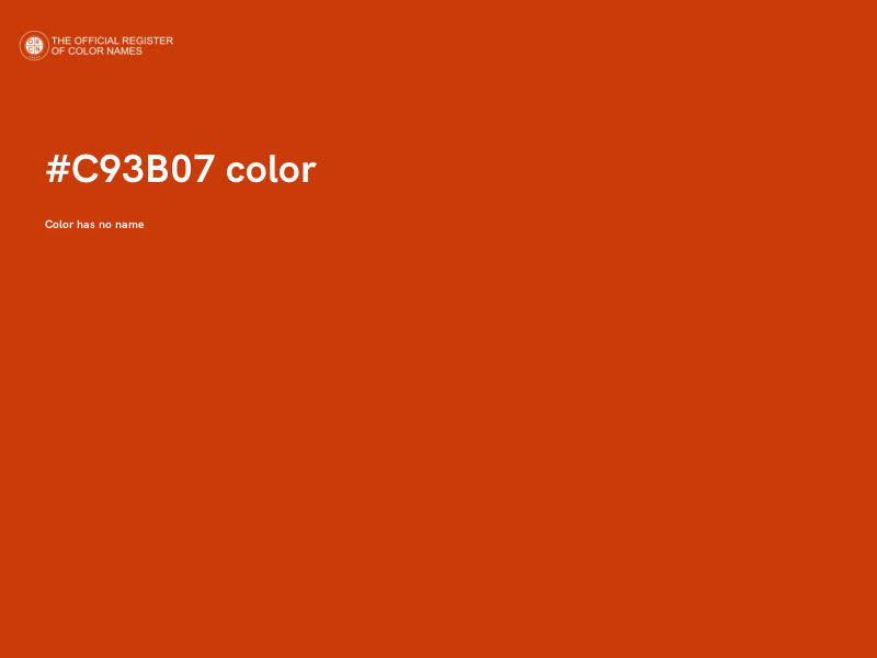 #C93B07 color image