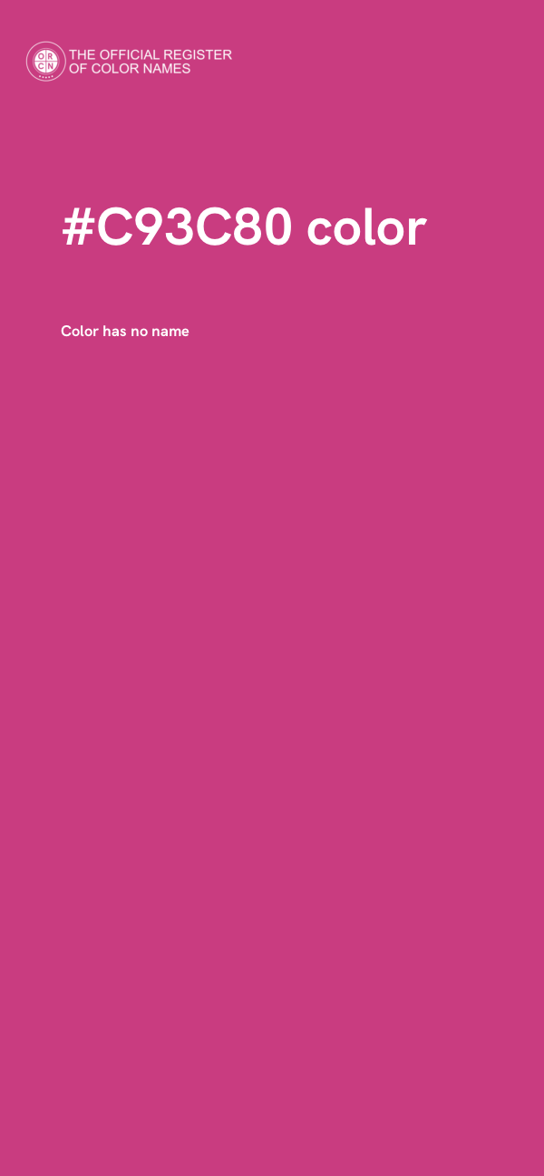 #C93C80 color image