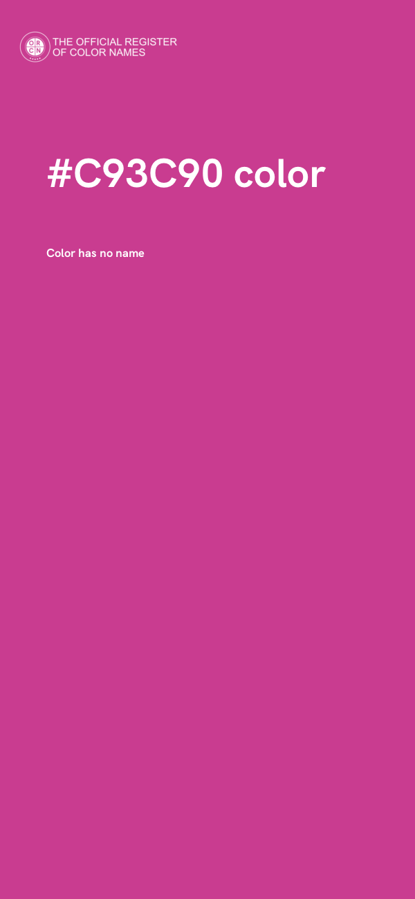 #C93C90 color image