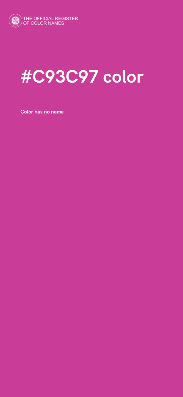 #C93C97 color image