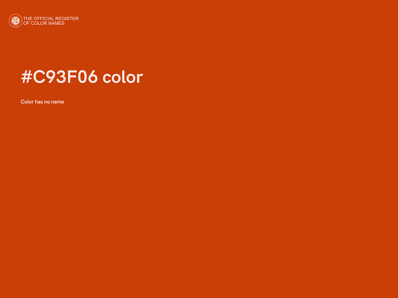 #C93F06 color image