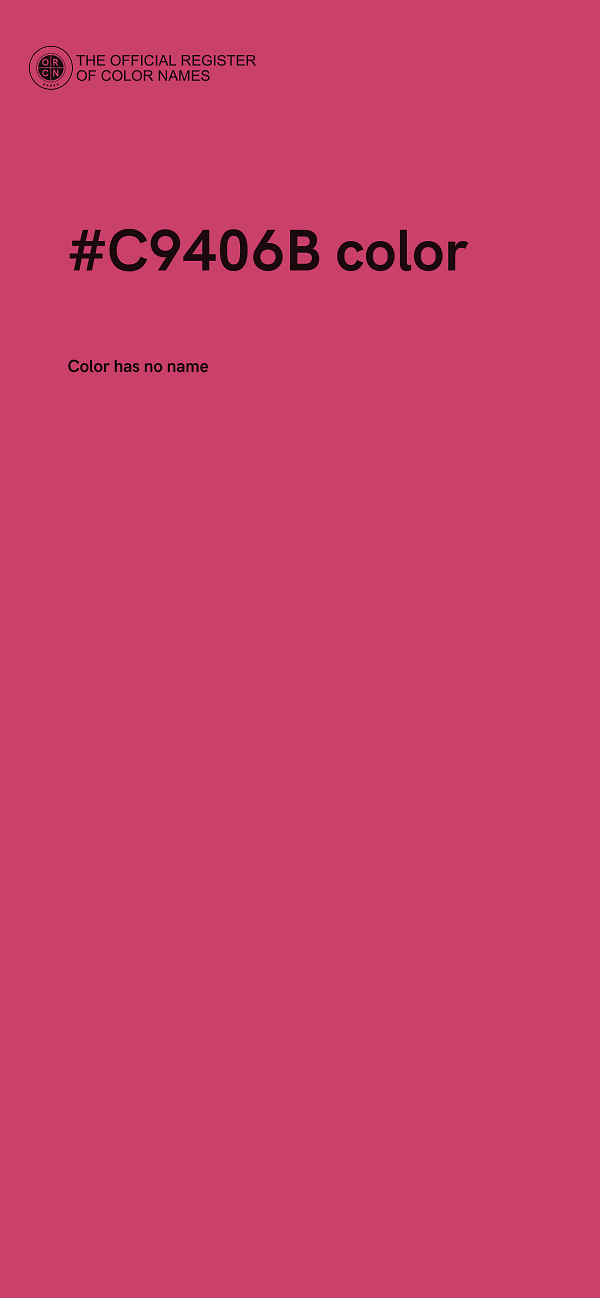 #C9406B color image