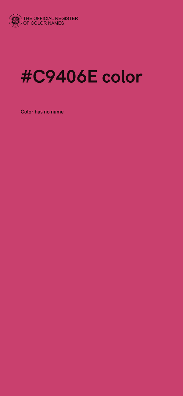 #C9406E color image