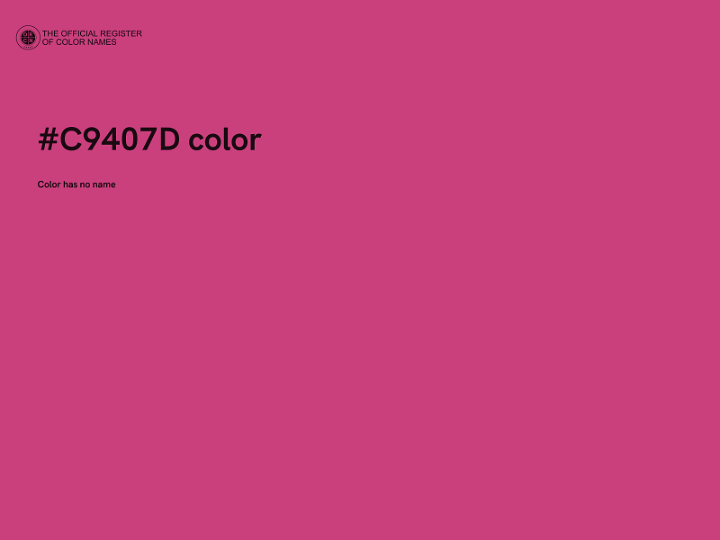 #C9407D color image