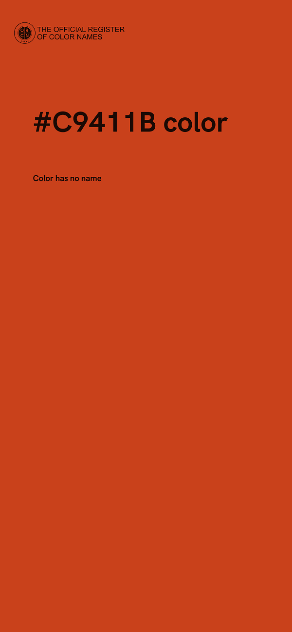 #C9411B color image