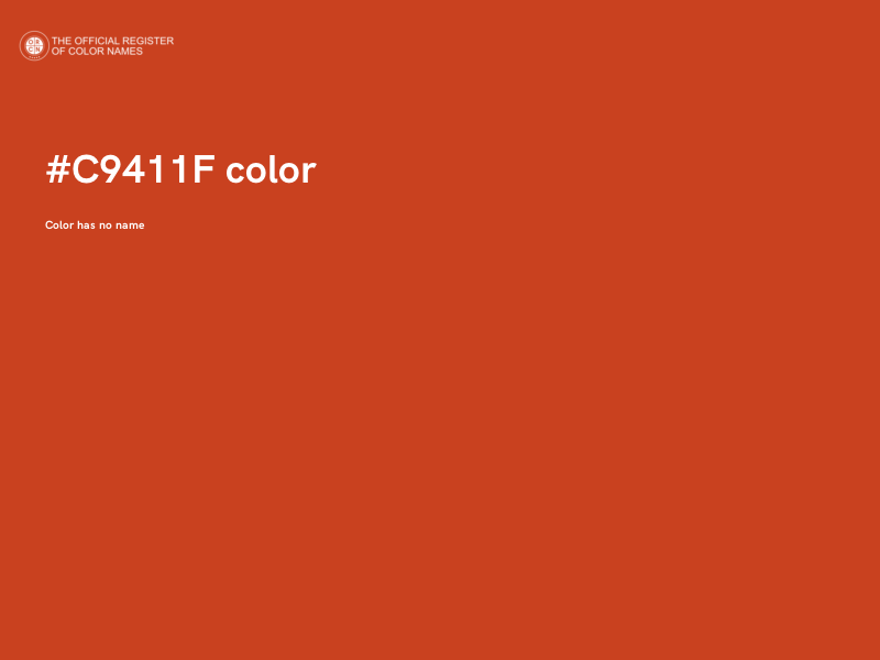 #C9411F color image
