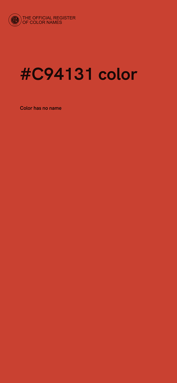 #C94131 color image