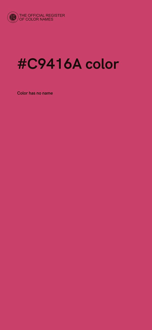 #C9416A color image