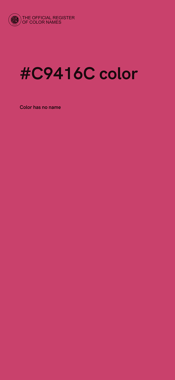 #C9416C color image