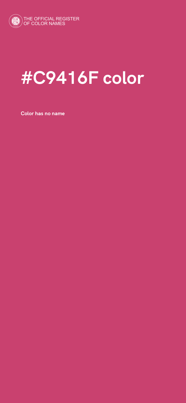 #C9416F color image