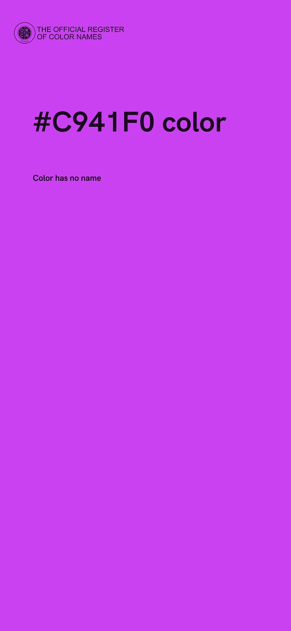 #C941F0 color image