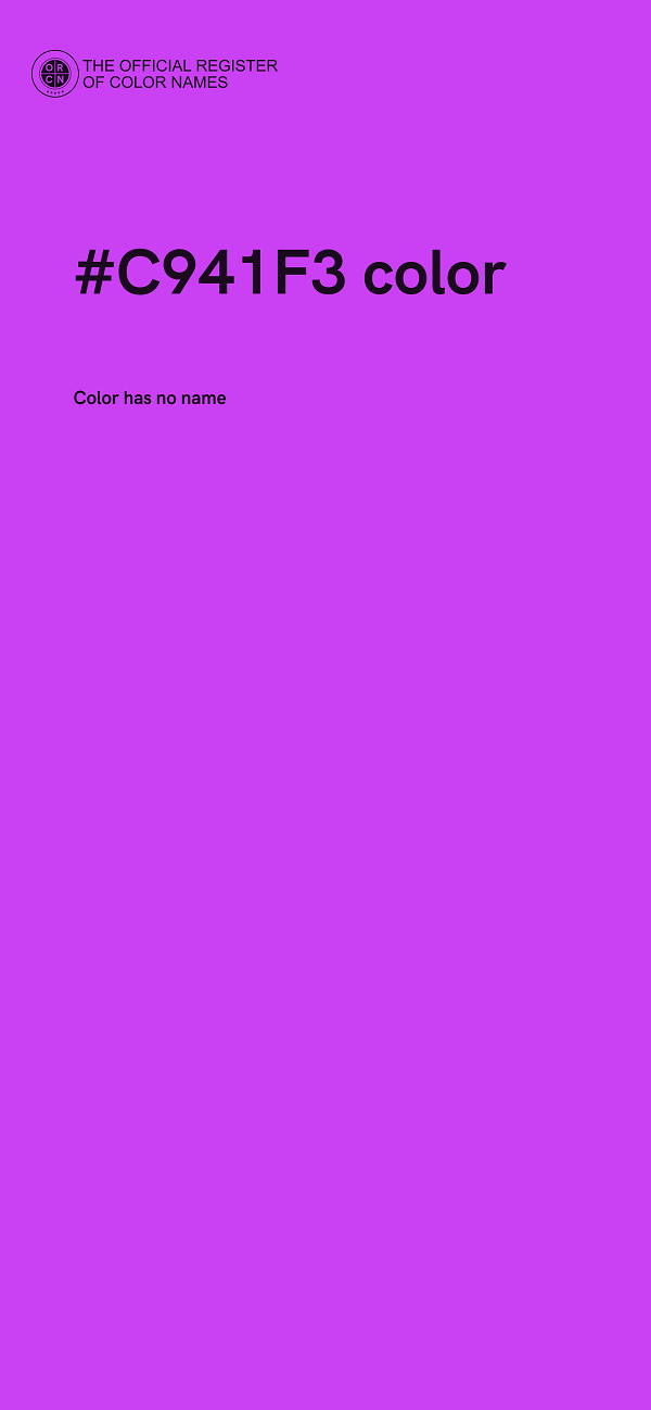 #C941F3 color image
